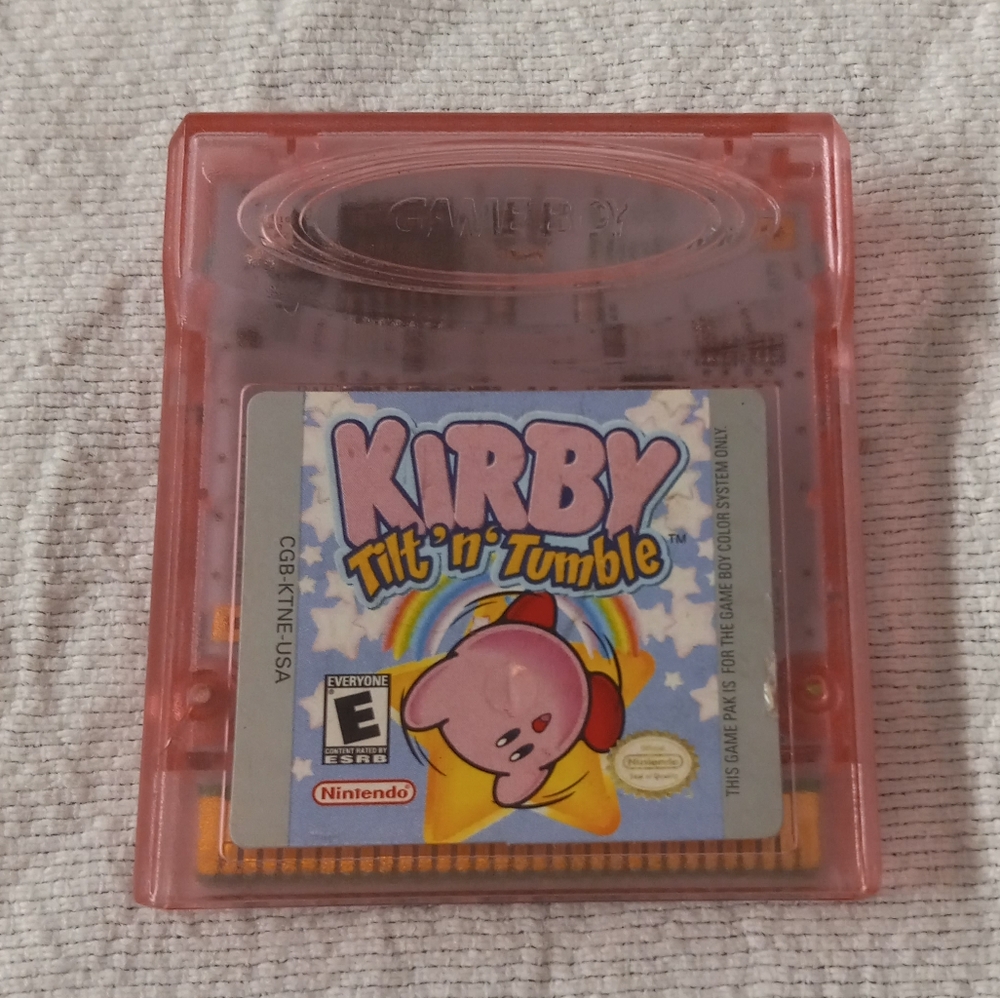 EUC Kirby Tilt 'n' Tumble for Nintendo Game Boy Color
